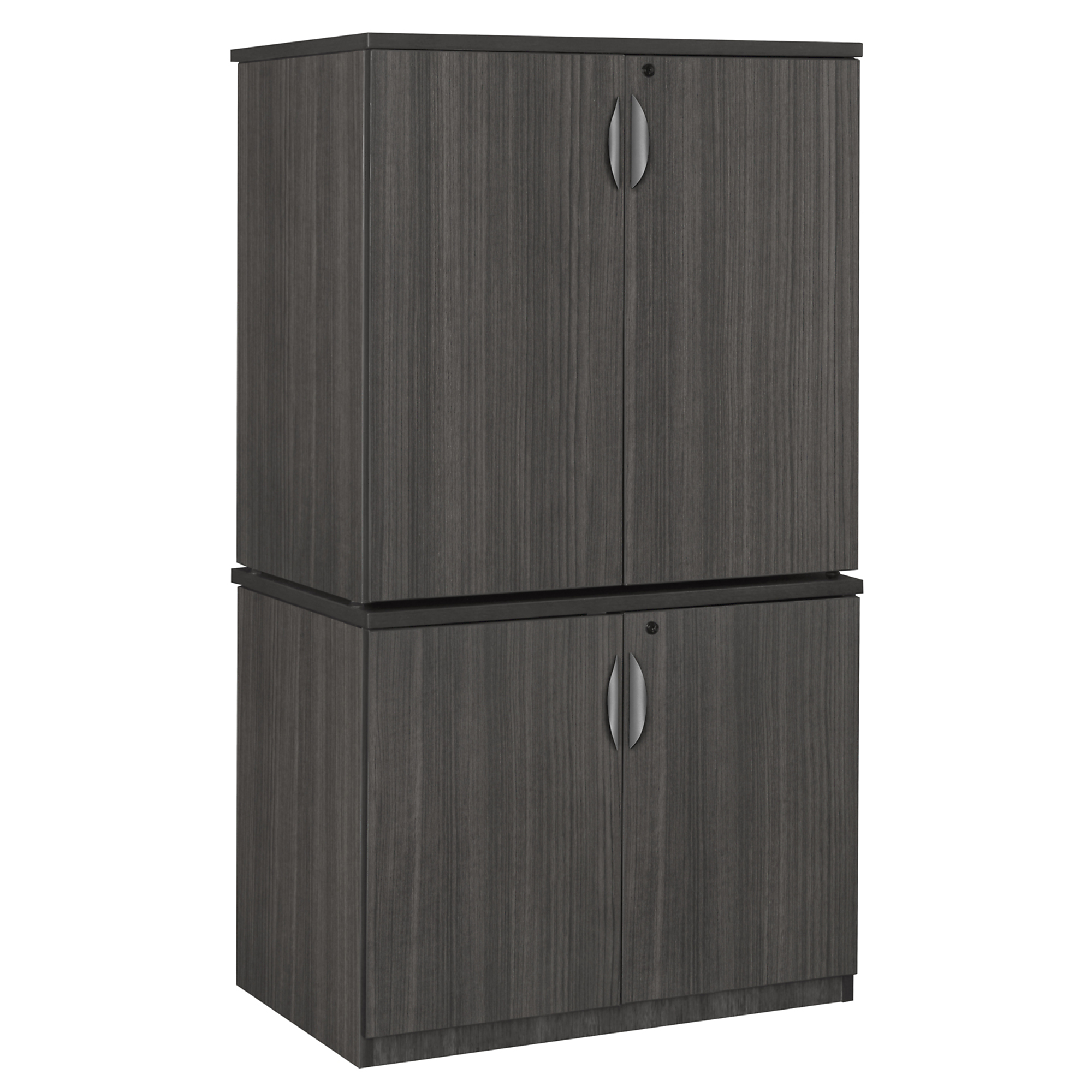 Regency Furniture Legacy Storage Cabinet Set — 29in. & 35in., Ash Grey, Lockable Doors, Model# LSCSC3565AG